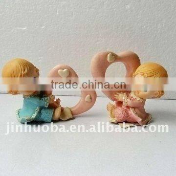 100% handmade polyresin baby sets for gift & home decor