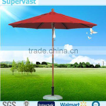 The Best Chinese Products 2014 Wood Market Umbrella Crank