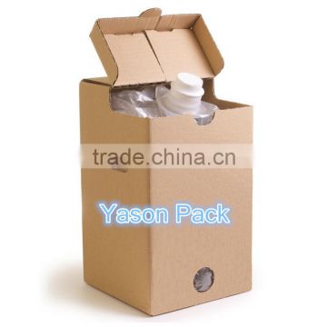 Yason bag in box for storage and transportation of liquids aluminum foil bag in box supplied in food service industrybib bag 5lt