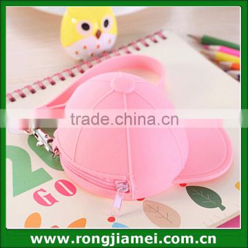 2016 New Style Newest Design Jelly Candy Color Baseball Cap Coin Bag For Girls