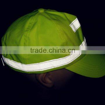 customized reflective safety baseball cap