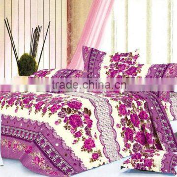 240cm cotton bed sheet fabric in reactive print