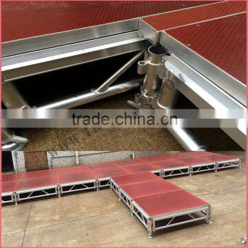 Aluminum anti-slip concert stage equipment with 18 mm plywood platform