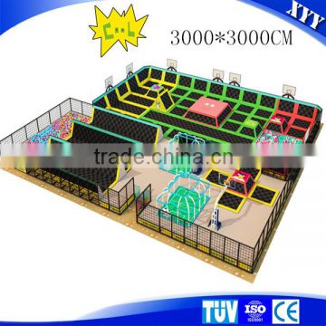 Customized Indoor Gymnastic Trampoline with Football in Trampoline Park