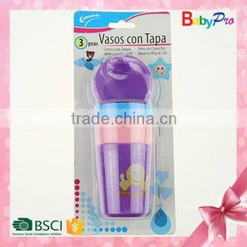 Hot New Products For 2015 China Supplier Zhejiang Plastic Manufacturer Wholesale  Promotion 3PCs Water Cups