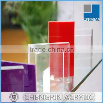 China cast color clear acrylic sheet