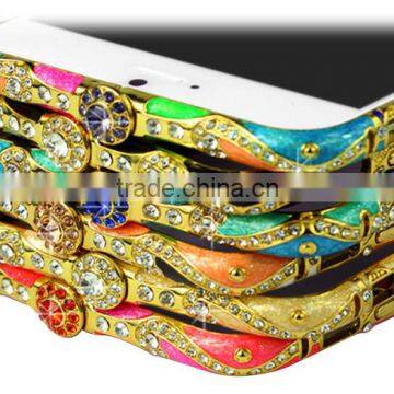 Cloisonne diamon frame for iphone 6/6plus