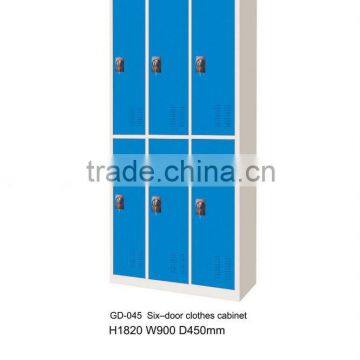 modern bedroom furniture clothes wardrobe with 6 door