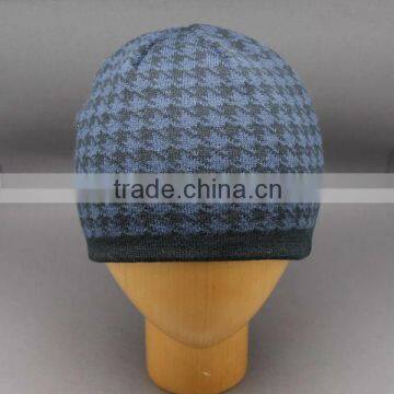 CUSTOM NAME BRAND LOGO ACRYLIC JACQUARD WINTER HAT