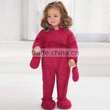 DB276 dave bella autumn winter infant clothes baby one-piece baby sleeping wear baby winter romper