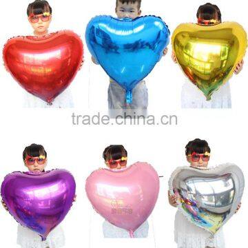 Solid Color Star heart Balloon; Mylar Balloon