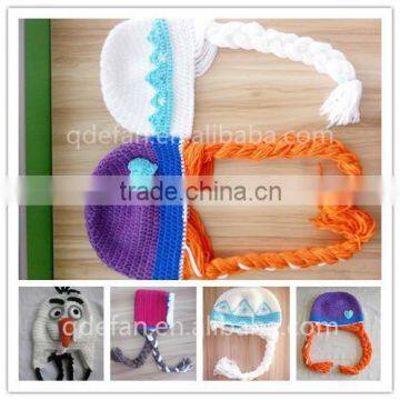 beautiful crochet baby kids winter hats frozen knitting patterns