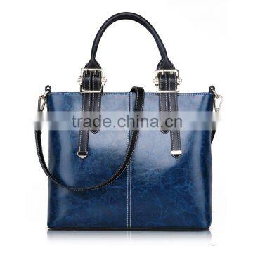 Most Popular High Quality Europe Genuine Trend Leather Bags Handbag Women