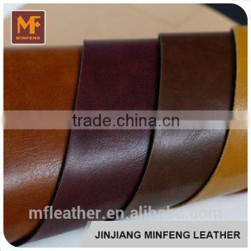 Fashion hot sell various finished pattern pu leather for shoes