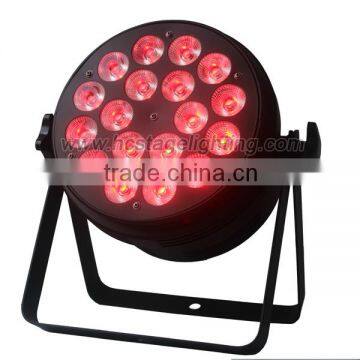 mini dmx 18*10w rgbw 4 in 1 led flat light