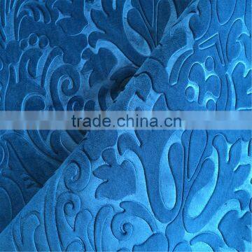 deep 3D embossed on holland velvet