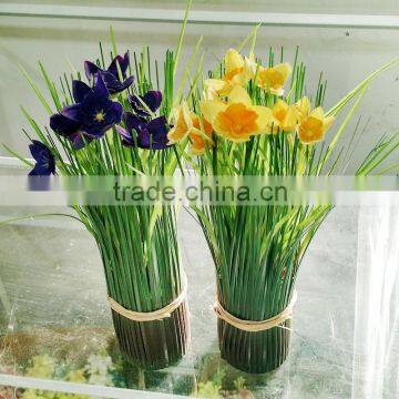 Onion Grass Artificial Flower Plant Cheap Bonsai Plants for Sale