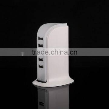 5-Port 5V/6A USB Desktop Charger/Portable Charger All-In-One Travel Charger for IPhone, IPad, IPod, Smartphones, 5V Tablets photo-6