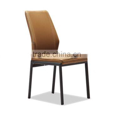 Z656-2 Modern Leather Metal Chair For Dining Room