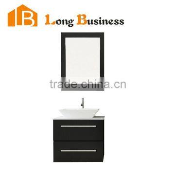 LB-JX2153 Single Vessel Sink 24" Wall Mounted Modern Bathroom Vanity