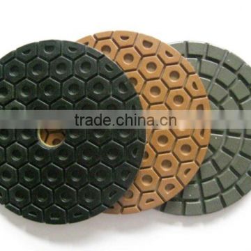 Diamond abrasive pad