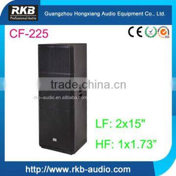 CF-225 cheap audio speaker/ 15 inch PA system full range speaker