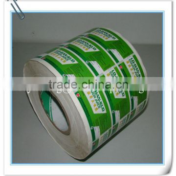 Shenzhen Sticker Factory Custom Cosmetic Self Adhesive Label