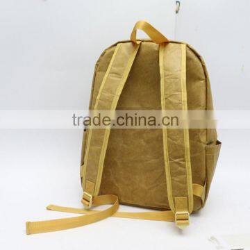 Custom Eco Friendly Brown Tyvek Paper Stylish Durable Waterproof Backpack photo-4