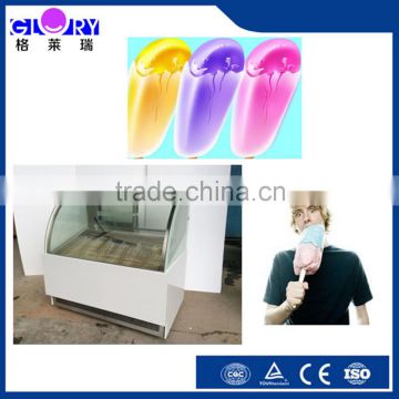 ice lolly showcase freezer/popsicle freezer showcase