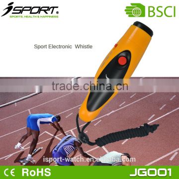 Loud Sound Convenient Big Plastic Elecronic Sports Whistle with Two Different Tones JG001