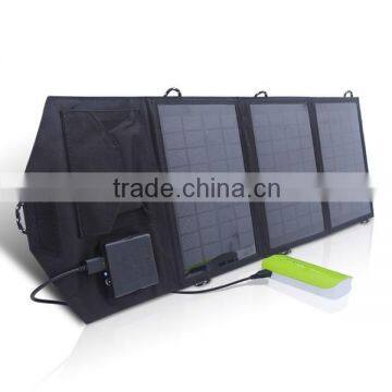 10.5W Folding Dual Output Solar Panel Kit for Camping Mobile Camera Charger photo-1