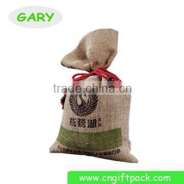 Drawstring Gift Hessian Bag Christmas Sack Hessian