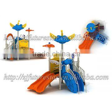 Lovely Mini Dream-sky Style Outdoor Playground Kindergarten Plastic Slide With 14 Optinal Sizes
