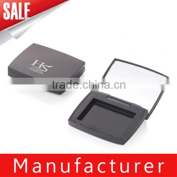 plastic cosmetic packaging square compact powder