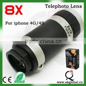 8x smartphone zoom lens for mobile phone,cell phone telephoto lens,8X telescope zoom phone camera lens