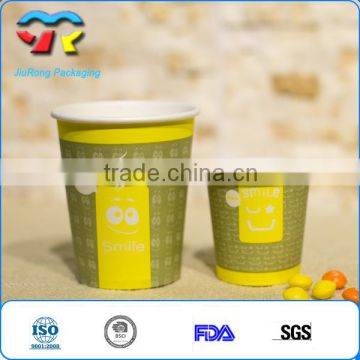 Hot drink custom made single PE printing paper cup with best price