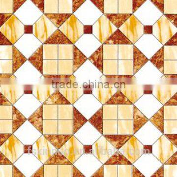 XINNUO factory yellow polished Ceramic floor Tile 300x300mm B3009D