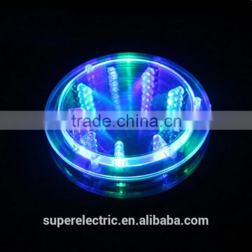 Unique design made in china cheap bar drink mats wholesale light up drink mats led light coaster