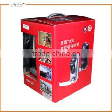 Black and Silver Color Optional Biometric Fingerprint Door Lock With USB Communication to Store the Record L7000 Douch Latch photo-4
