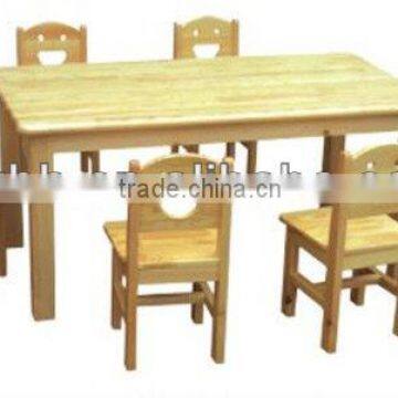 Pine wood indoor furniture dining table BH15108