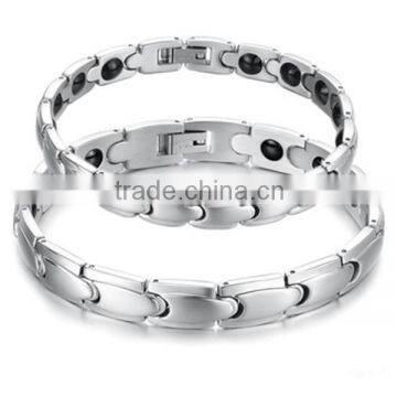 Health Care Germanium Titanium Bracelet Couple Energy Titanium Magnetic Bracelet