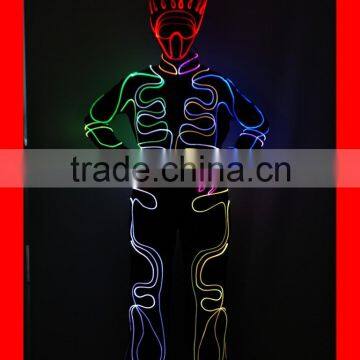 Tron Dance LED Costume Luminous Outfit photo-2
