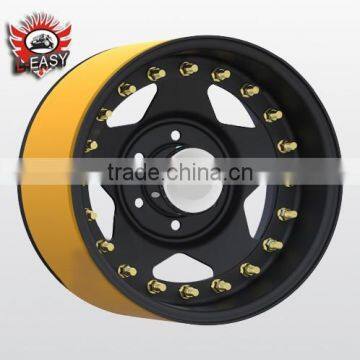 4x4 3 pieces beadlock atv steel wheels