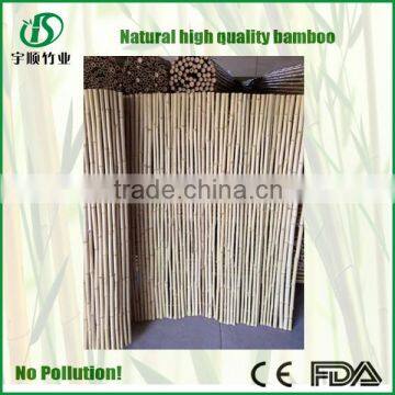 Natural Squared Bamboo Fence With Timber Frame for Inside Home or in the Garden photo-2