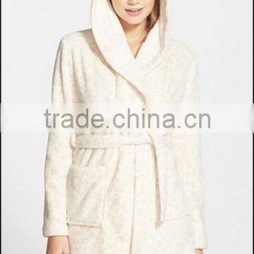 Warm Sexy Women Coral Fleece Bathrobe photo-5