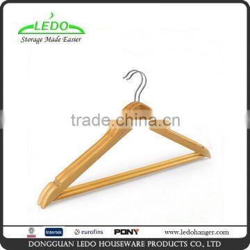 Natural Color Garment Wooden Hanger for Suit