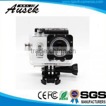 wireless HD digital extreme waterproof 30M sj4000 wifi sport action camera with mini 1.5/2.0 LCD display