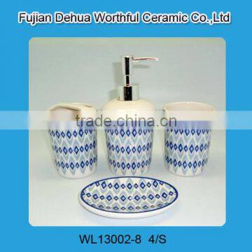 Simple Design Ceramic Hotel Bathroom Accessories for Wholesale photo-4