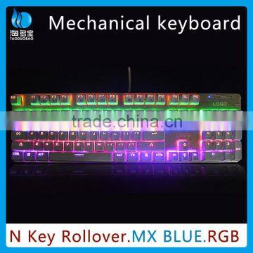 Cool Backlight LED Wired Gaming Mechanical Keyboard For Keyboard Gamer photo-4