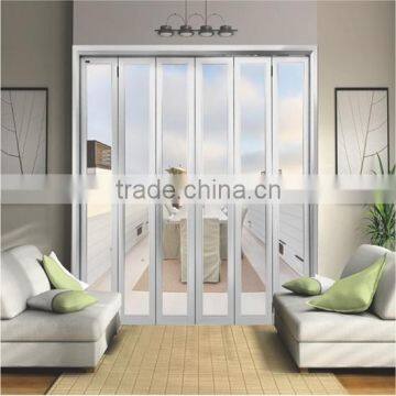 white color aluminum profile windows and door glass folding door